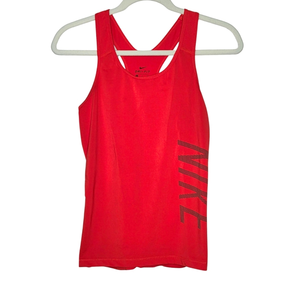 Nike Red Racerback Tank Top - Picture 1 of 3